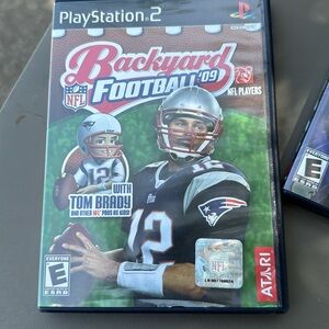 PS2 PlayStation 2 - Bundle of 2 Atari Backyard Football ‘09 THQ Sponge Bob (mlb)
